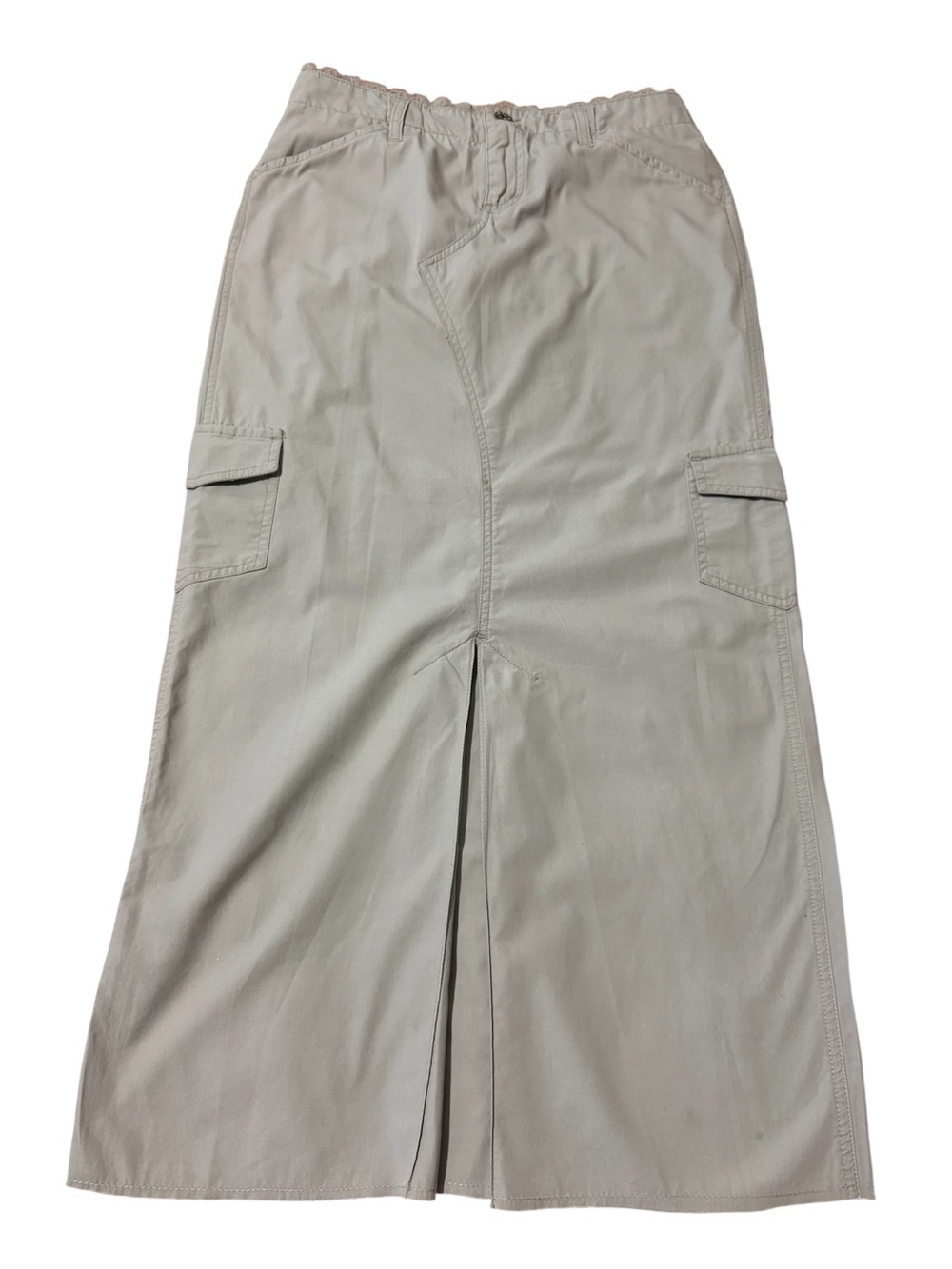Fire Jeans Women’s Light Beige Maxi Cargo Skirt Size:5